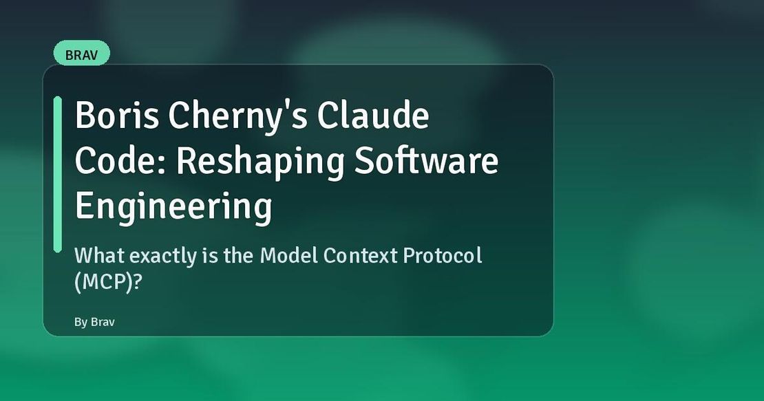 The End of Manual Coding? How Boris Cherny's Claude Code Is Reshaping Software Engineering